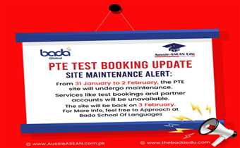 PTE Test Booking Update – Site Maintenance Alert! 