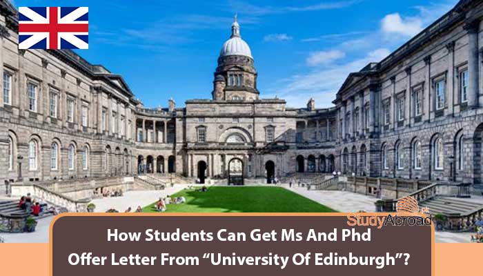 Offer Letter From University Of Edinburgh