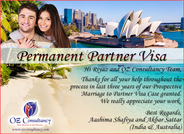 Apply For Permanent Partner Visa Australia With Oz Consultancy 3697