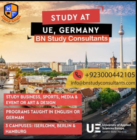 Get the best Study Abroad Experience at UE, of Germany..,,,!!! For 2020 ...